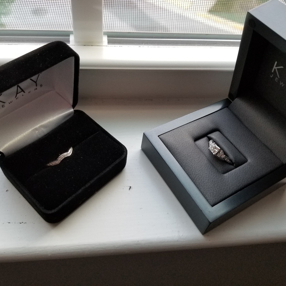 Tolkowsky Rings Wedding Set